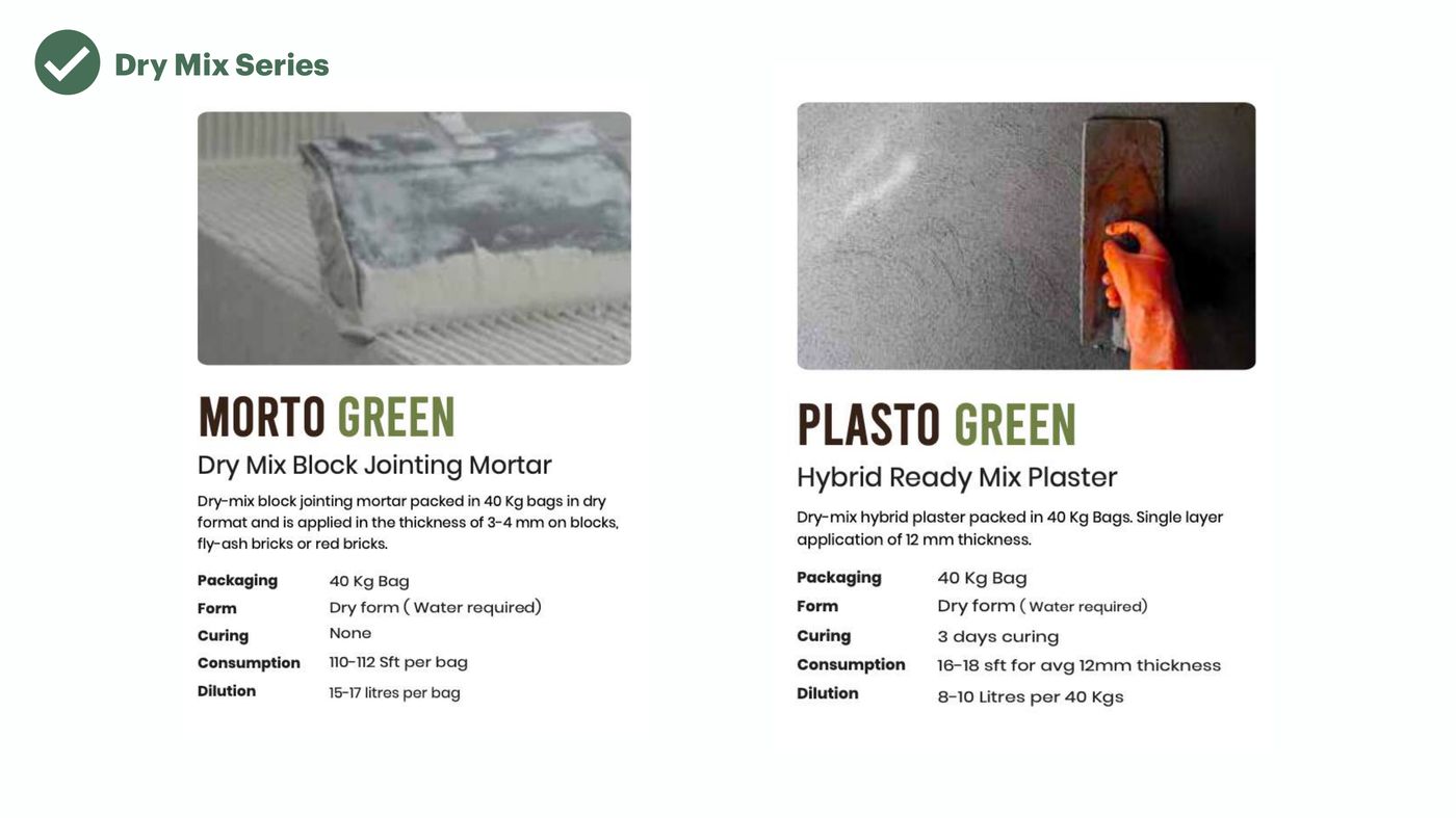 Company profile specification page